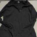 Womens Cotton Polo Collared Shirt Long Sleeve Sexy Deep V Neck Top Button Up Slim Fitted Tee Business Casual Outfit Black M