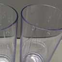 US Acrylic Classic Clear Plastic Reusable Drinking Glasses (Set of 8) 12oz Rocks & 16oz Water Cups | BPA-Free Tumblers, Made in USA | Top-Rack Dishwasher Safe