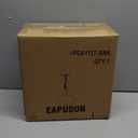 EAPUDUN Modern Farmhouse Pendant Light, 1-Light Industrial Hanging Light Fixture 9.3-inch, Brushed Nickel Finish with Clear Glass Shade, PDA1127-BNK