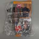 Hanes Women's Microfiber Stretch Underwear Pack, Comfort Flex Fit Brief Bikini or Thong Panties, 6-Pack (Large)