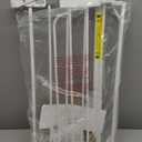 Regalo Safety 29-38.5" Baby Gate for Doorways & Bottom of Stairs, Pressure Mounted Baby Gate with Door for Babies, Toddlers & Pets, Tested & Safe for 30 Years, American Designed, American Owned, White