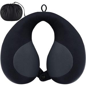 INFANZIA Kids Chin Supporting Travel Neck Pillow, Helps Support Head and Neck, Comfortably Designed for Head, Neck, and Chin Support - Ideal for Toddlers and Children,Black