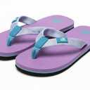 Zeroxposur, Kids Flip-Flops, Outdoor Footwear, Purple, Size 1/2