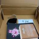 Tov Furniture Maiori Black Striped Papier Mache Table Lamp