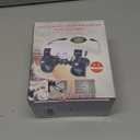 JARLINK Magnifying Glasses with LED Light, Hands Free Magnifier with 14 Interchangeable Lenses 3X 4X 5X 6X 7X 10X 15X, Magnifying Glasses for Close Work, Crafts, Jewelry, Sewing, Electronics Repair