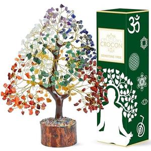Amazon.com: The Original 7 Chakra Crystal Tree Birthday Gifts for Women, Healing Crystal Tree of Life Sister birthday gifts Room & Home Decor Gift for Mom Her Positive Energy New House Warming Gift Women unique : Health & Household