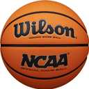 WILSON NCAA Evo NXT Official Indoor Game Basketballs - Sizes 6 and 7 (Black/Orange)
