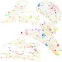 Colorful Sprinkles Claw Clips for Hair Young Women Girls Nonpareil Sprinkles Clear Hair Clips Cute Fairy Festival Birthday Gift Decorative Fun Rainbow Irdescent Hair Accessories