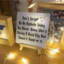 Dark Humor Sarcasm Desk Decor Sign, Funny Motivational Meme Decorations for Home Room Office Desk, Funny Adult Humor Gifts for Women Men, Doesn't Deserve It.