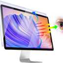 Qoosea Blue Light Screen Protector for Computer Monitor: 27-28 inches Computer Monitor Screen Protector for Eyes Screen Filter Reducing Eye Strain Blue Light HD Easy To Install