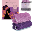 CORATED African Net Sponge Authentic, Shower Loofah Exfoliating Bath Sponge, Body Scrubber for Women and Men Daily Use Body Care, Travel Portable Bath Accessories Spa Gifts