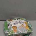 96PCS Jungle Birthday Party Plates and Napkins Safari Animals Birthday Party Decorations for 24 Guests Jungle Theme Birthday Party Tableware Set Serves Wild Animals Gold Safari Zoo Birthday Supplies