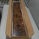 SUPERJARE 102 Inch Sofa Table with 2 Power Outlets and USB-C Ports, 5.9 Inch Narrow Console Table with Storage, Extra-Long, for Entryway Hallway Couch Behind Sofa, Small Spaces, Rustic Brown