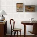 Alow Peel and Stick Ceiling Tiles,3D Waterproof Ceiling Tile,Wall Panel Self Adhesive for Living Room,Kitchen,Dining Room,Bedroom(13.8in x 13.8in,32pcs) (Square)