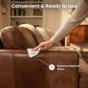 EVEO Leather Cleaner Wipes 4-in-1 Leather Cleaner and Conditioner for Furniture - Leather Couch Cleaner, Car, Shoes & Purses – UV Protection, XL Moistened Wipes Restore & Protect – 3 Pack (90 Total)