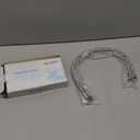 20-Inch Long Faucet Connector Braided Stainless Steel Bathroom Kitchen Faucet Flexible Supply Hose 3/8-Inch Female Compression Thread x M10 Male Connector, x 2 Pcs (1 Pair)