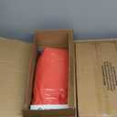 Orange Outdoor Patio Cushion Set of 4, 24x24 Inch Deep Seat and Back Cushions, Waterproof & Fade-Resistant, Removable Covers.