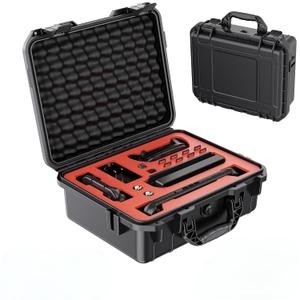 OLCLSS Travel Carry Case Compatible with Nintendo Switch 2-Ultra-hard protection/Extra large capacity/Portable Waterproof /with 8 Game Card SlotsBlack