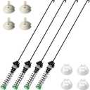 W11130362 Washer Suspension Rod Kit Compatible with Whirlpool Kenmore Washing Machine Replaces W10594080 W10735786 W10748956 W10780040