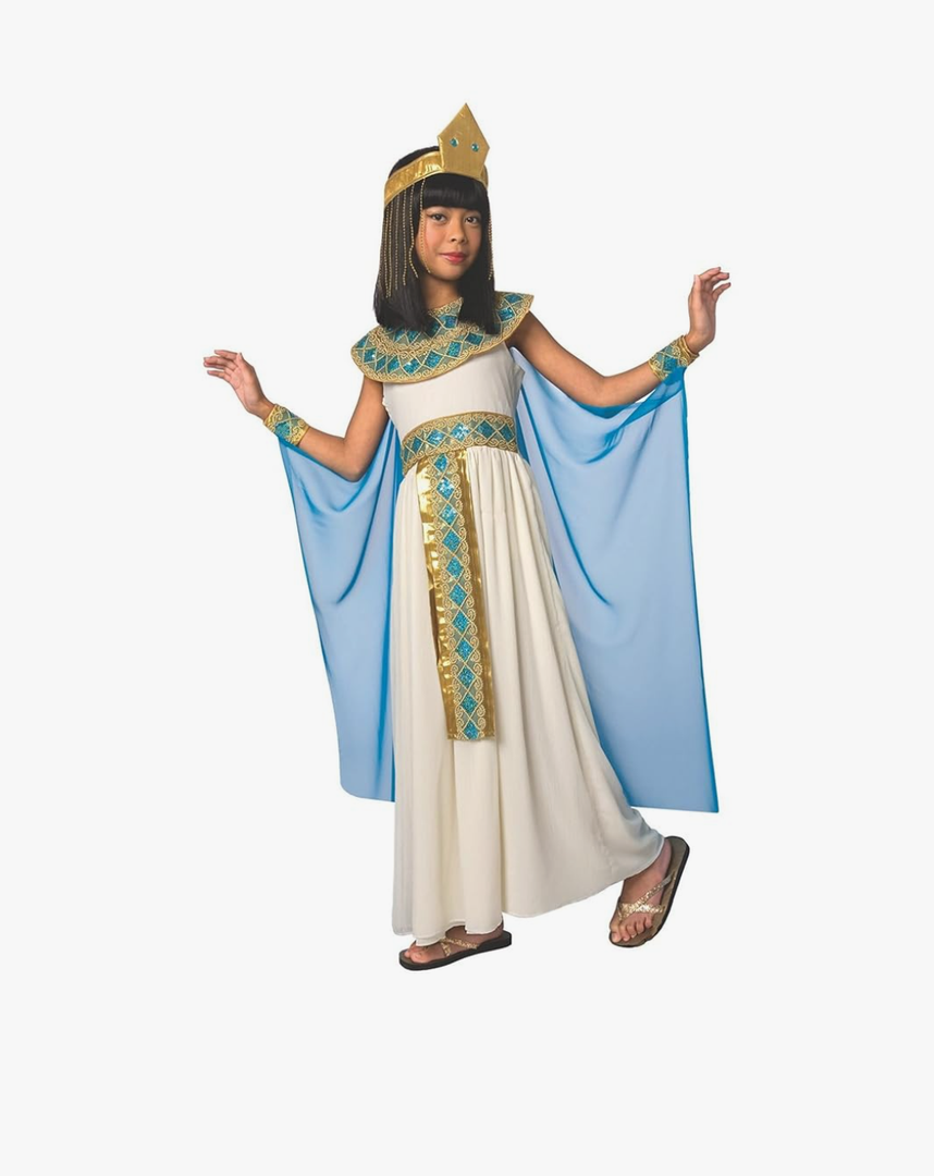 Morph Cleopatra Costume Kids, Egyptian Costume Kids, Cleopatra Outfit for Girls, Size Large