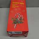 Biswing Christmas Outdoor Candy Cane Lights, 12 Pcs Christmas Pathway Markers with 72 Count Warm White Lights, Connectable for Indoor Outdoor Holiday Walkway Patio Garden Ornament