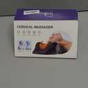 Ringco Neck Massager with Heat, Red Light & Vibration Adjustable, Heated Neck Stretcher with 3 Modes, Rechargeable Cervical Traction Device for Pain Relief & Muscle Relaxation, Christmas Gift (Black)