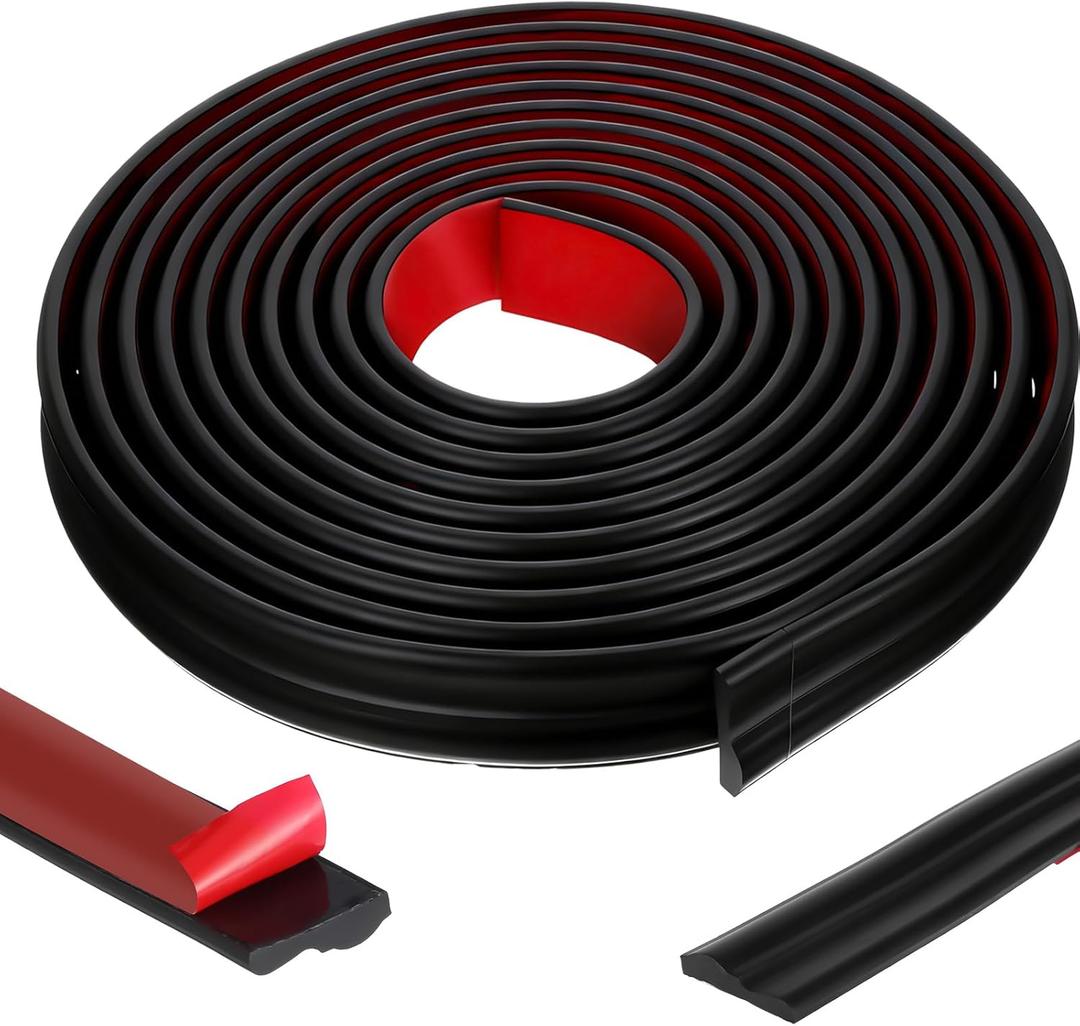 20FTx1.6IN Wall Decoration Molding Trim, Flexible DIY Wall Trim Self-Adhesive 3D Chair Rail Panel Molding for Wall Edge, Ceiling, Door Frames, CountertopBlack