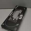 YUNZII B75 Mechanical Keyboard,75% Layout with Knob,Hot Swappable RGB Backlit Gasket Mounted, Creamy Typing, Double-Shot PBT Keycaps,Cherry Profile,for Win/Mac(Dark Grey, Milk V2 Linear Switch)