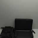 Stadium Seat for Bleachers with Back Support and Wide Padded Cushion Stadium Chair - Includes Shoulder Strap and Cup Holder (Black,2 Pack)