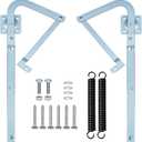 55-2 Attic Ladder Hinge Arms, Heavy Duty Steel Replacement Kit for Werner | Rust-Resistant Coating, Fits 2010+ Werner MK5/WU2210/W2208/W2210, Easy Repair for Pull Down Attic Systems, Springs Included