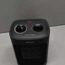 Space Heater, 1500W Electric Heaters Indoor Portable with Thermostat, PTC Fast Heating Ceramic Room Small Heater with Heating and Fan Modes for Bedroom, Office and Indoor Use (10IN)