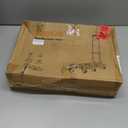 Folding Hand Truck500lbs, Portable Heavy Duty Dolly Cart, 6 Wheels Collapsible Luggage Cart with 2 Elastic Ropes - Compact Trolley Cart for Easy Moving - Ideal Hand Cart for Travel and More (17, Orange)