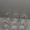 Nuogo 6 Pcs Plastic Candy and Cookie Jar with Lids Decorative Apothecary Jars Candy Buffet Containers Clear Airtight Food Storage Canister Home Decoration(80 oz,Classic)