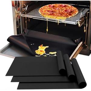 Demiwise 1 Pack Oven Liners for Bottom of Oven, 16x24 Inch Thick Heavy Duty Non Stick Teflon Oven Mats, BPA and PFOA Free Reusable Oven Liners for Bottom of Electric Oven