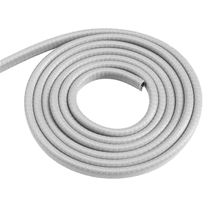 Tioollev Car Door Edge Guards, 16Ft Rubber Seal Car Door Edge Trim, U Shape Door Edge Protector Guard, Aluminum Weather Proofing Automotive Door Edge Molding Protection for Most Car (Gray)