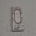 RHOS Paddle Brush for Women & Men - Detangler for Thick, Curly, Long, Wet & Dry Hair - Nylon Bristles Square Cushion Brush for Smoothing and Detangling (1 Pack - Pink)