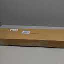 35" W x 60" H Cordless Faux Wood Blinds, 2" Slat, White, Room Darkening, Light Filtering, Waterproof, Inside/Outside Mount
