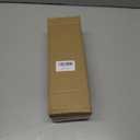 Leather Steering Wheel Cover for Nissan, 14.5-15 inches D Shape Car Steering Wheel Cover for Rogue,Altima,Kicks,Sentra,Altima,Maxima with Non-Slip Breathable Standard Size (Black)