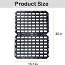 Rigid MOLLE Panel for Truck-Universal Truck Gun Rack Mount Rack Panel for Tactical Gear Accessories, Seat Back Organizer for Cars, SUVs, Pickups, and Trucks