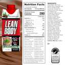 Labrada Lean Body Ready-to-Drink Mint Chocolate Protein Shake, 40g Protein, Whey Blend, 0 Sugar, Gluten Free, 22 Vitamins & Minerals, (Recyclable Carton & Lid - Pack of 12) LABRADA, Best By: SEP/04/26