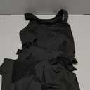 Women's Sleeveless Hollow Out Maxi Dress Sexy Low Cut High Slit Bodycon Long Dress Party Club Dress S Black