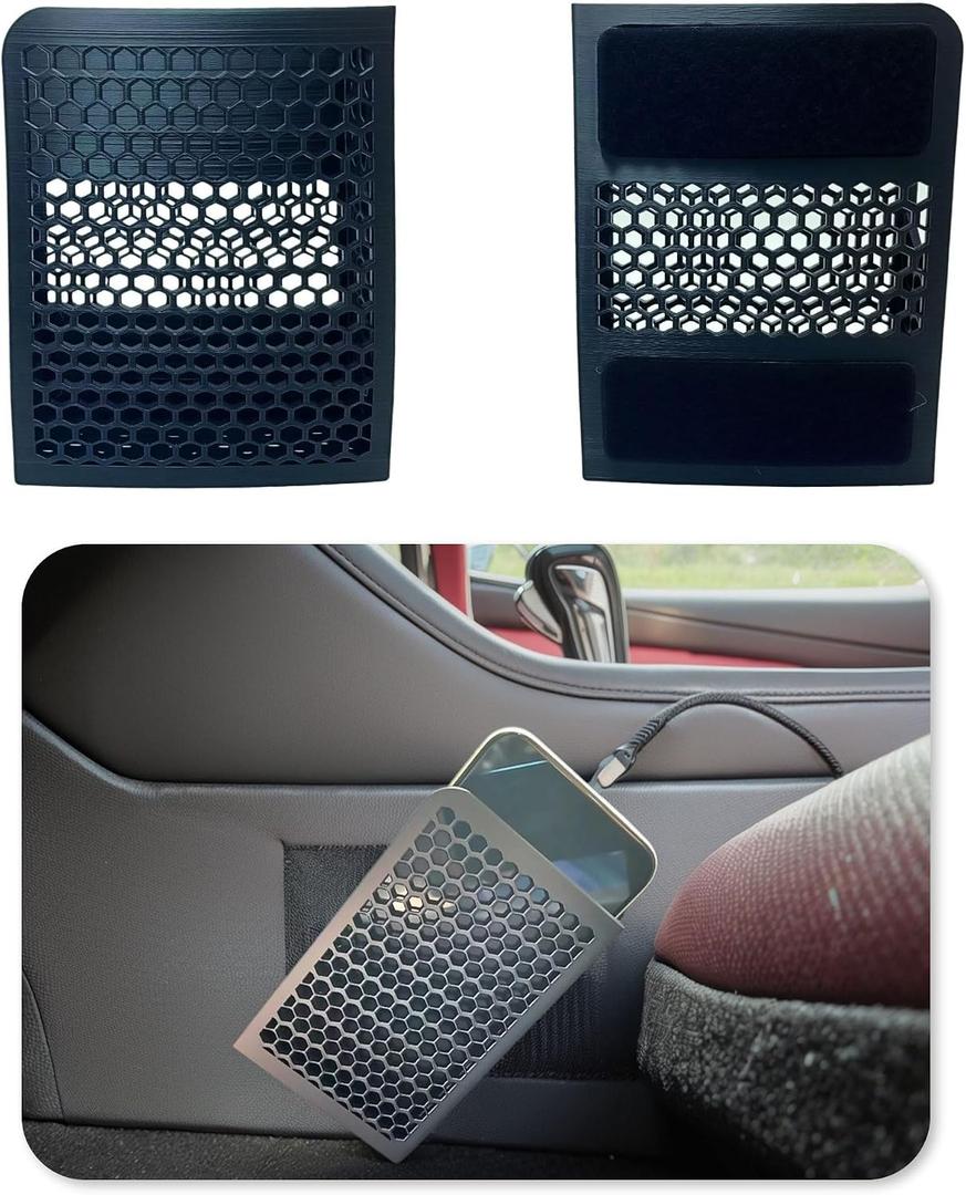 Universal Cell Phone Holder Mount for Your Car, Driver-Side Shelf for Truck/RV Bedside/Wall iPhone Android Minimalist Design soporte de telefono para carro Mobile Stand