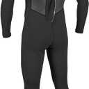 O'Neill Men's Reactor-2 3:2mm Back Zip Full Wetsuit, Lightweight Warmth and Flexibility for All Water Activities (Black, XL)