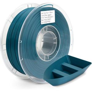 PLA Filament 1.75mm Blue Lagoon 1KG, Dark Teal 3D Printer Filament | Clog-Free Dimensional Accuracy +/- 0.02mm, Neatly Wound 1kg Spool(2.2lbs) 3D Printing Filament Fits for Most FDM 3D Printers