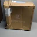 ALPHA CAMP Stadium Seat Chair for Bleachers with Back & Arm Rest (Black Grey)