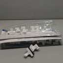 H.VERSAILTEX 2 PACK Magnetic Curtain Rods for Metal Doors Multi-Use Rods for Small Windows Cafe Sidelight and Iron Steel Places, Tool Free with Square Finials (Adjust from 9 to 16 Inch, White)