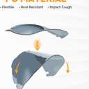 PBYMT 5" Windshield Windscreen Compatible for 96-13 Harley Davidson Touring Street Glide Electra Glide FLHT FLHTCU Ultra Classic Glide FLHX FLHTK Tri Glide 1996-2013, Tint