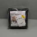 Reversible Sofa Covers Couch Cover Furniture Protector for Dogs Elastic Straps Water Resistant(Sofa,Black/Grey)