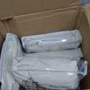 SimpleHome 100% Blackout Curtains for Bedroom,Thermal Insulated Grommet Window Drapes Room Darkening Cream Curtains for Living Room with Black Back,52 x 84 Inch,2 Panels