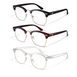 racico Computer Blue Light Blocking Glasses Blue Light Glasses Men Women, Anti Blu-Ray Clear Gaming Glasses Lenses, +1.75